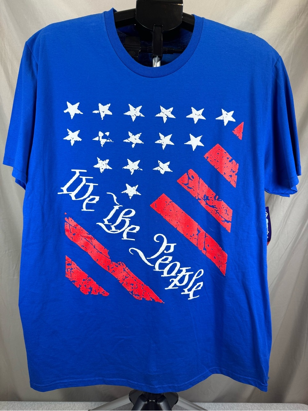 Freestyle We The People American Flag Graphic T-Shirt Blue Size XL NWT